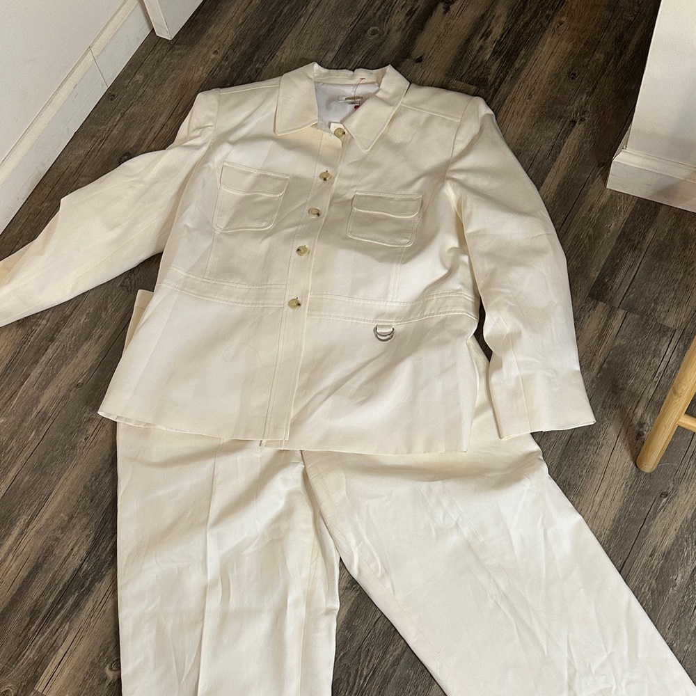 Talbots‎ Cream Utility suit - Picture 7 of 11